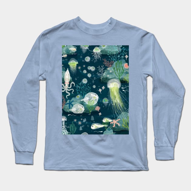 Lumo Long Sleeve T-Shirt by katherinequinnillustration